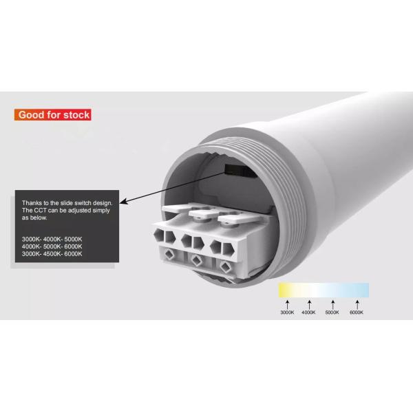 IK08 Flicker Free Linkable Triproof LED Linear Light For Garage