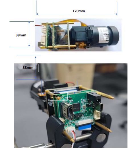8mp Sony Imx415 Sensor 20x Zoom Hdr USB 2.0 Camera Module Auto / Manual Focus