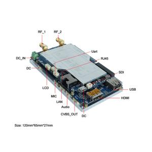 Microwave UHF RF H.265 PCB Module For Wireless Communication