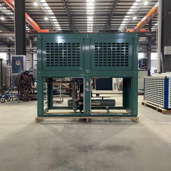 Refrigerating System Air Cooled Condensing Unit with and ECM Evaporator Fan Motor