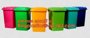 Quality Heavy duty 50L low price dustbin for rubbish/trash bin for sale/movable waste bin, Wall Mounted Can Pino Public Standing for sale