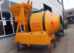 Industrial Dry Mix Portable Concrete Mixer , 3 Point Rotating Drum Stone Cement