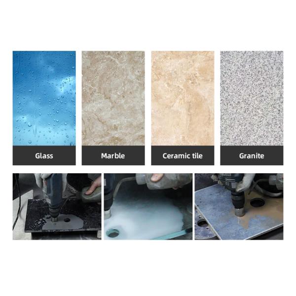 Electroplated 100mm Diamond Core Bit Hole Saw Wearproof Rust Resistance