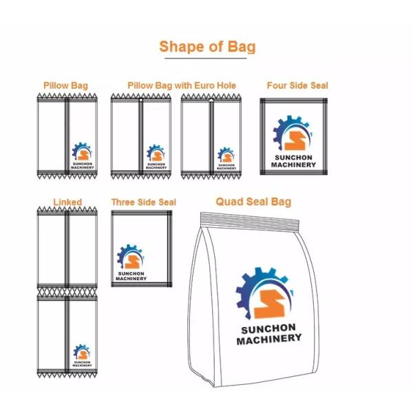 2.2KW Vertical Granule Packaging Machine For Soybean 4000ML Volume