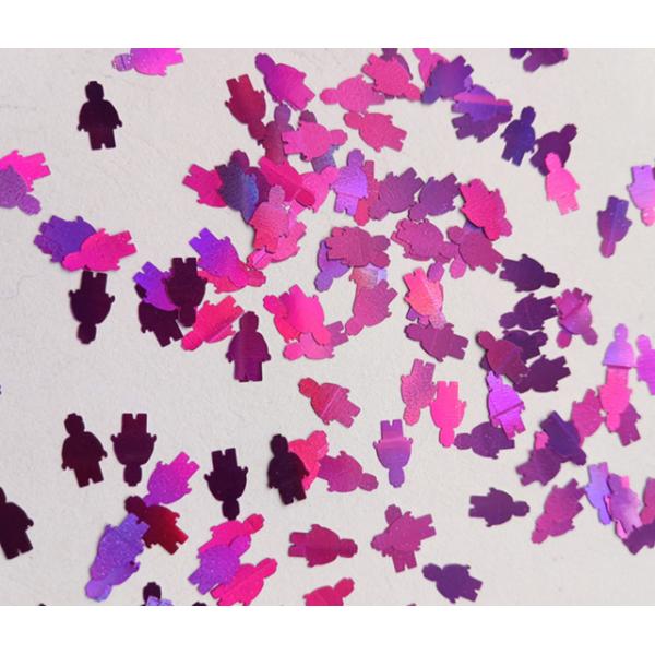 Create a Stunning National Football League Display with 6mm Bulk Glitter in Rugby Shape