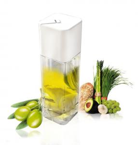 Quality Olive Oil Dispenser Glass Seasoning Bottles Glass Body And ABS Lid Materials for sale