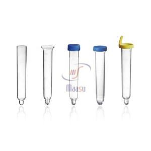 China 12ml PP Plastic Test Tube With White Graduation on sale