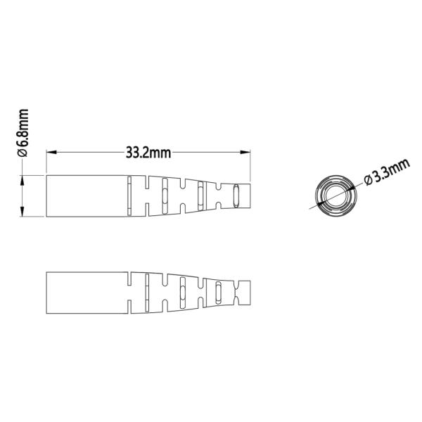 12 Core MPO Trunk Cable Multimode 50/125 3.0mm LSZH Aqua B Polarity Patch Cord