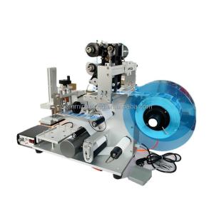 China Good quality semi-automatic flat bottle labeling machine packing machine with coder on sale