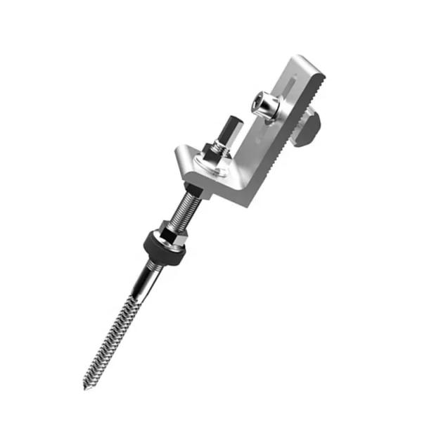 Anti Corrosion Flat Tile Roof Hook Solar Tile Hooks Easy To Install