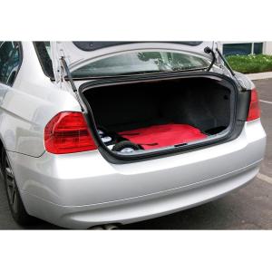 Folding Garden Cart’S Telescoping Adjustable Handle Locks And Extends Allows