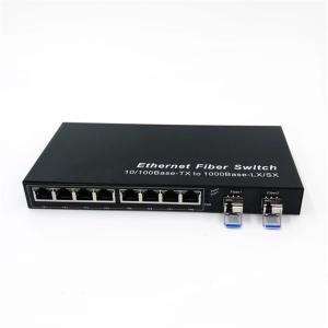 China SFP 8port Power Over Ethernet Switch  GX Lan Port +2GE 1 Year Warranty on sale
