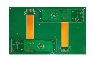 Quality Rigid Flex Multilayer PCB Board FR4 PI 6 Layer ENIG Gold Finger Finished for sale
