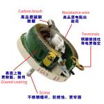 BC1 Variable Power Resistor Rheostat Round Disk Wirewound Adjustable Resistor