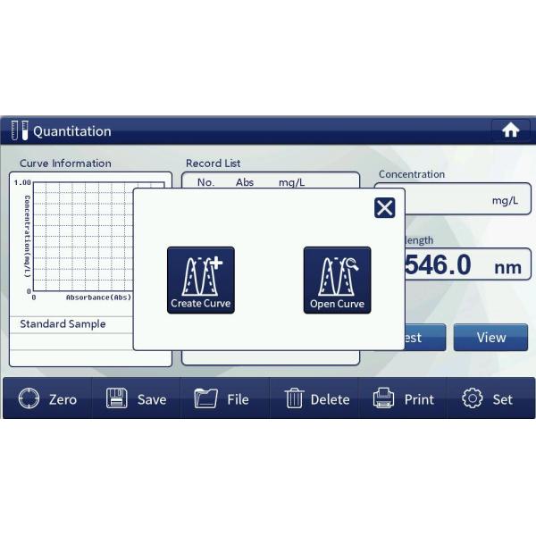 PEAK Instruments Split Beam UV Vis Spectrophotometer with User-Friendly Interface