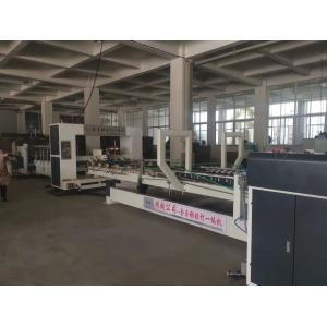 Automatic Folder Gluer Machine Carton Box Making Stitching Bundling Stable