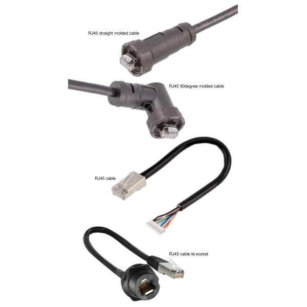 Waterproof Rj45 8p8c Cat5e Cat6a Ethernet Extender Complete Set Rj45 Network Connector