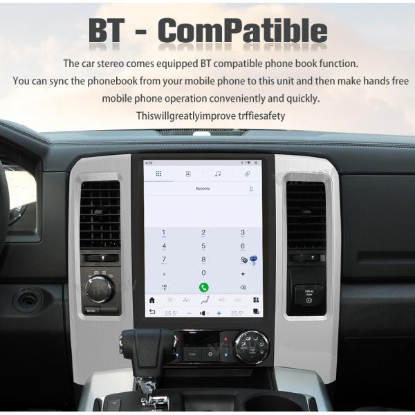 Viknav Car Radio For Dodge Ram (2008 2009 2010 2011) 12.1 inch Android 13 Auto Upgrade IPS LCD Screen Touch Multimedia