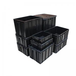 China Reusable Packing ESD Safe Plastic Boxes Corrugated Bin Antistatic on sale