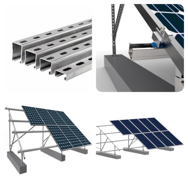 380V 50Hz Solar Bracket Forming Machine Easy Operation Power Supply
