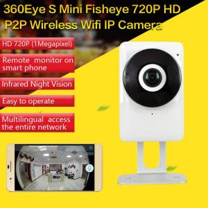 Quality EC1 360Eye S 185degree Panorama Camera iOS/Android APP Night Vision 720P CCTV IP P2P WiFi Wireless Surveillance Security for sale