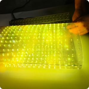 Media Facade Rgb Led Mesh Screen Foldable Intelligent Interactive Light Display
