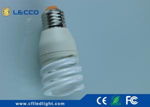 China Cool White High Lumen Cfl Bulbs , Half - Full Spiral 18 Watt Light Bulb 62 LM / W on sale