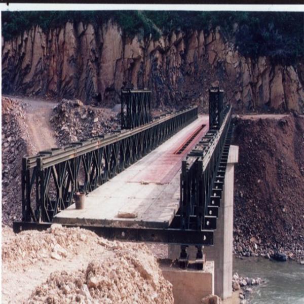 Buy 60t Steel Structure Bailey Truss Bridge Heavy Duty Use With Q345b Yield Point at wholesale prices