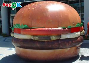 Quality UV Resistant 10ft Inflatable Hamburger Model Store Decoration for sale