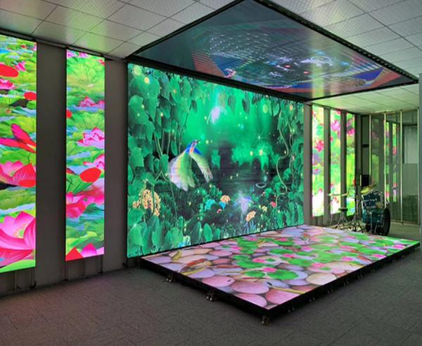 Buy 1R 1G 1B Floor Tile Screen Parameter Table P6.25 Indoor LED Display With Interactive Sensor at wholesale prices