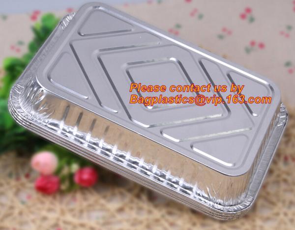 disposable roasting aluminum foil BBQ pan,Foil BBQ grill pan with hole Turkey pan Outdoor Barbecue roaster tray for food