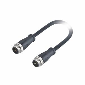 Quality Male To Male M16 Circular Connector 3 Pin A Code 2m Unshielded Connecting Cable for sale