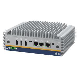China High Performance Fanless Embedded Industrial Mini PC DDR5 M.2 2280 3*Intel i226-V, support quad display on sale
