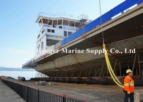 Buy Floating Barge Tug Marine Salvage Air Lift Bags , High Air Press Marine Rubber Airbag at wholesale prices