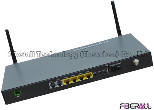 Buy 1 CATV Port / Dual WIFI ONU Optical Network Unit 802.11 B/G/N Wireless Standard at wholesale prices