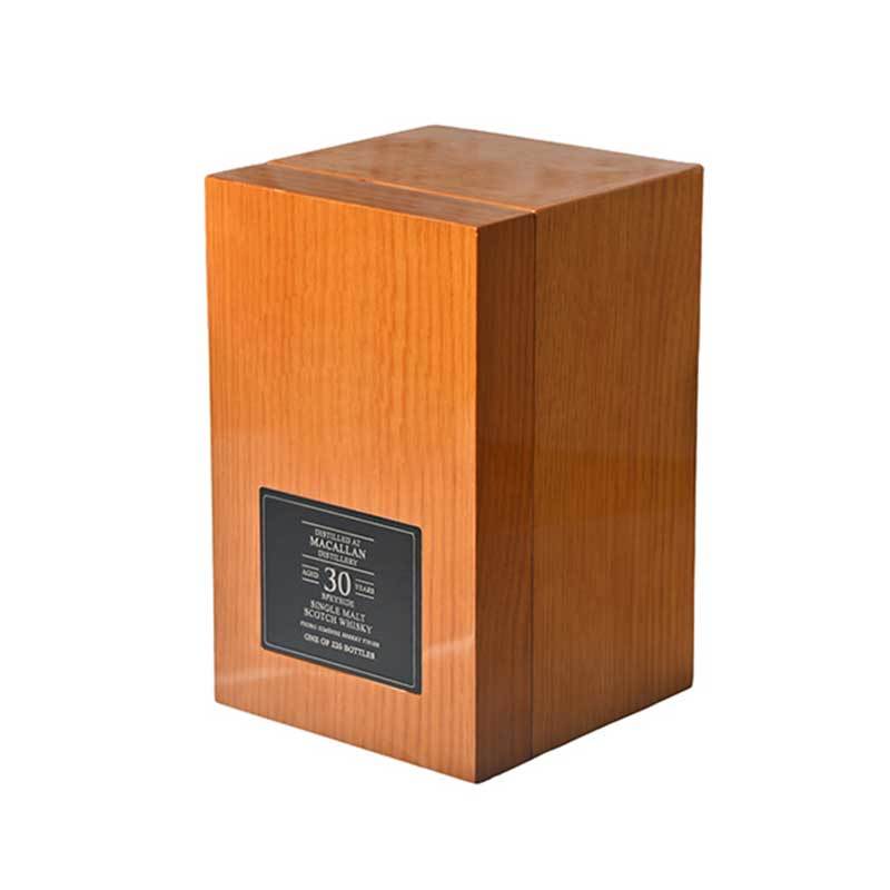 Custom Wine Gift Box with Embedded Hidden Hinges