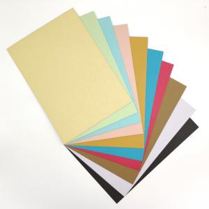 China A4 Binding Cover Colored Embossed Leather Texture Paper on sale