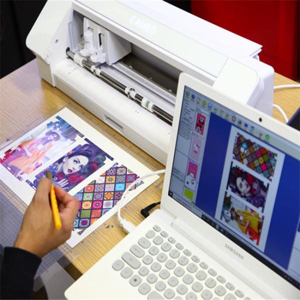 Buy A3 Size Daqin Mobile Skin Cutter Custom Sticker And Screen Protector Cutting Machine at wholesale prices