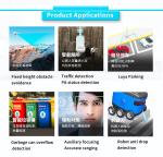 Mini Single Point Laser Distance Measuring Sensor 0.2-8m Range for Traffic