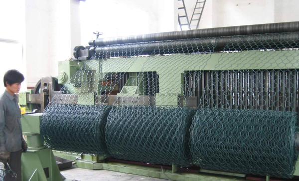 Buy Customized High Speed Gabion Mesh Weaving Machine , Spring Coiling Machine 4300mm Width at wholesale prices