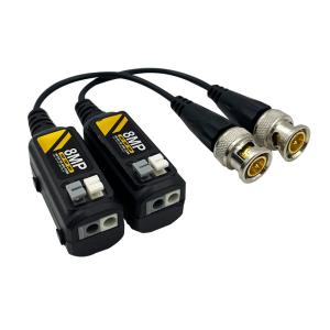Quality 8MP Single Port HD Analog Camera Video Balun Passive Transceiver BNC To Rj45 Cat5 Cat6 UTP Cable TVI/CVI/AHD/CVBS for sale