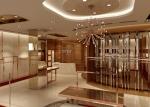 Lady Apparel Showroom Retail Clothing Fixtures Rose Gold Stainless Steel