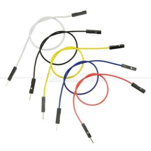 China Male to Male Female to Female 2.54mm 1 Pin Dupont Connector Solderless Breadboard Jumper Wire for Arduino on sale