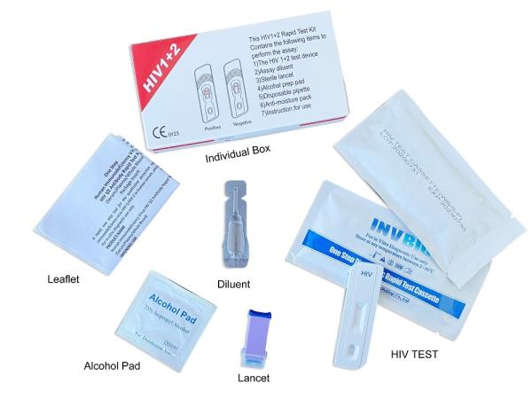 Buy High Sensitive 1/2 Quick Hiv Test Kit Home Use at wholesale prices