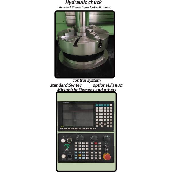 Heavy Duty 12 Station Servo Turret Vertical CNC Lathe Machine