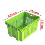 Plastic Mesh Crates Stackable Turnover Crates For Fruits And Vegetables