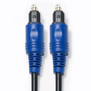 China Factory Price Brand New Toslink Digital Optical Fiber Cable PVC Rope Plated Blue Shell HiFi Sound For Home Theatre on sale
