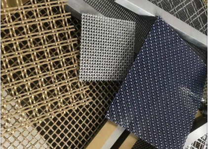 Customizable Decorative Wire Mesh Metal Stainless Steel 304 For Architecture Wall