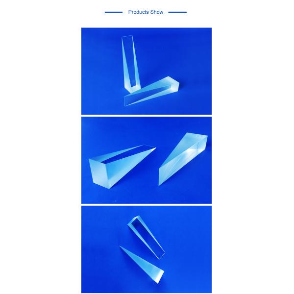Transparent Optical Quartz Glass Rectangular Optical Wedge Prism Element