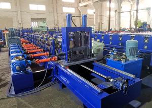 Quality Automatic Adjustment CZ Purlin Changeover Roll Forming Machine With Gear Box Driven System for sale
